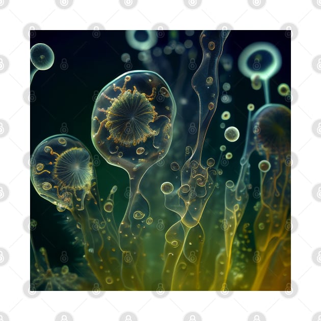 Amoeba Dreams: A Vibrant Aquatic Artwork by Artventure1