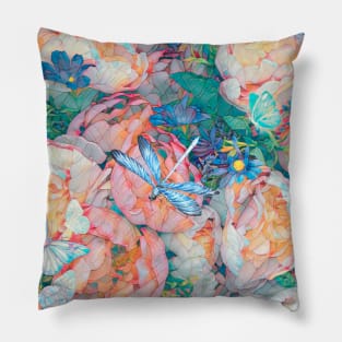 Dragonfly Garden Pillow