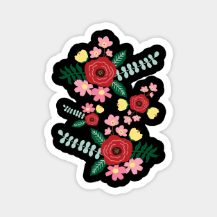 Aromatic rose floral garden Magnet