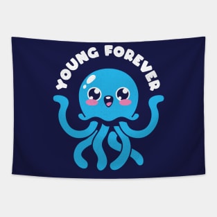 Jellyfish Young Forever Tapestry