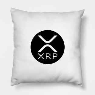 Round XRP Symbol Pillow