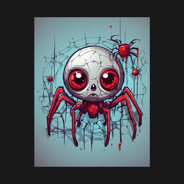 Cute Halloween Spider by ginkelmier