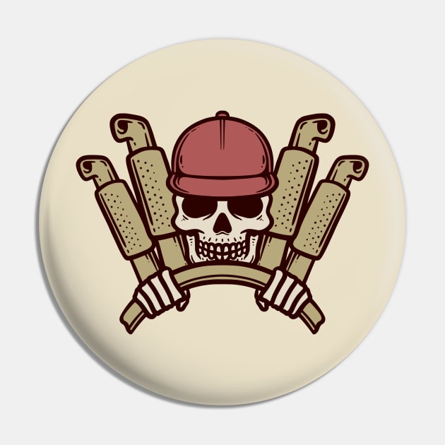 Skull Truck Driver Pin by Pongatworks Store