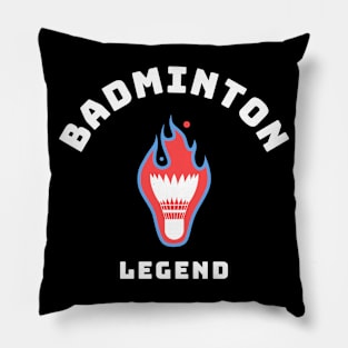 Badminton Legend. Pillow