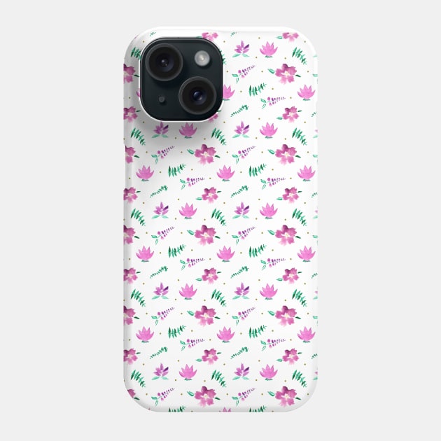 Vintage flower pattern Phone Case by RocksNMills