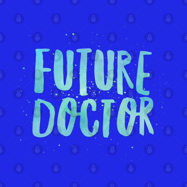Boys Mens Future Doctor Print Blue by AstroGearStore