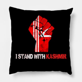 i stand with kashmir Pillow