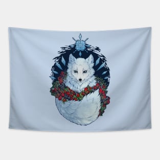 Float Ice Fox Tapestry