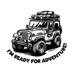 Adventure Jeep Cars Cool Cartoon T-Shirt