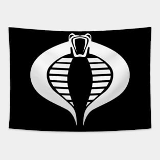 Cobra White Tapestry