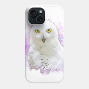 Owl Bird Animal Wildlife Forest Nature Watercolor Phone Case
