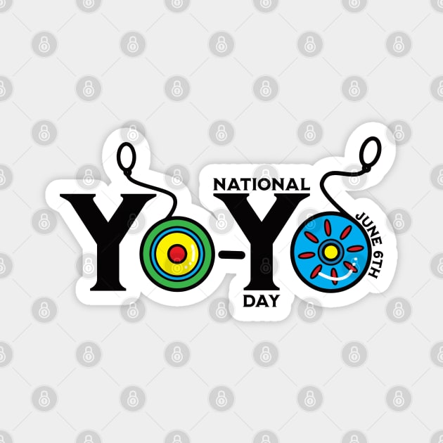 National Yo-Yo Day Magnet by HolidayBug