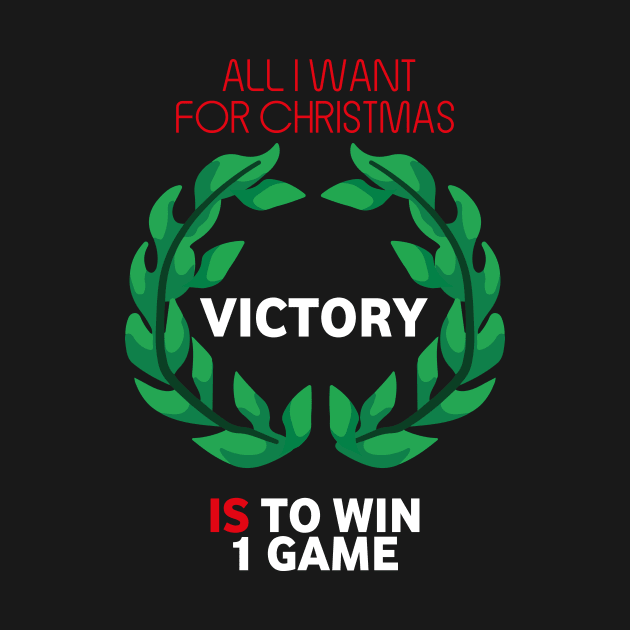 All I Want For Christmas Is To Win 1 Game - Board Games Design - Board Game Art by MeepleDesign