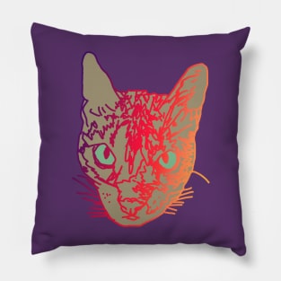 Bengal Cat says OBEY Pillow