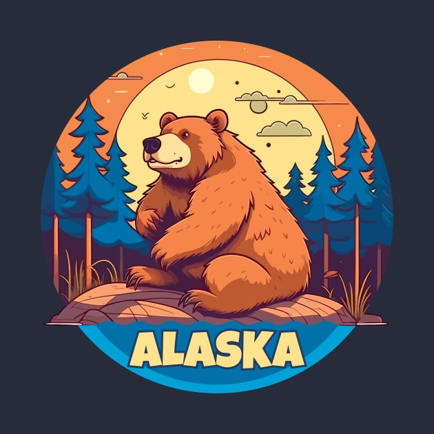 Alaska Bear by Bear Tees