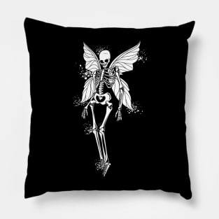 Fairy skeleton with wings - Fairycore Pillow