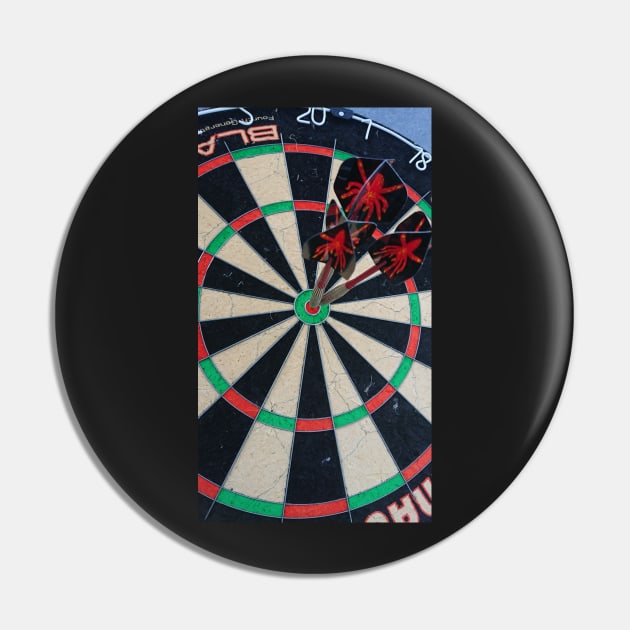 Darts Triple Bullseye Pin by jomaot