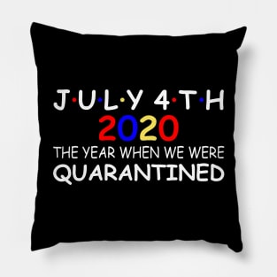 4th Of July 2020 Quarantined Pillow