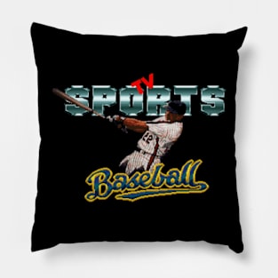 TV Sports Baseball Pillow