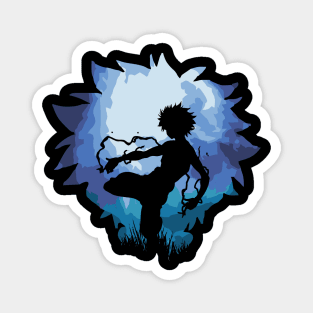 lightning silhouette Magnet