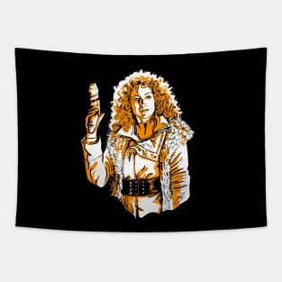 River Song - digital drawing Tapestry