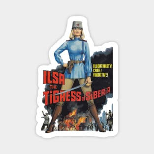 Ilsa the Tigress of Siberia ))(( 70s Cult Classic Magnet