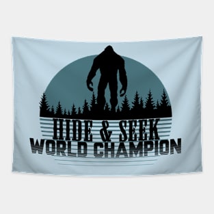 Hide and Seek World Champion Sasquatch Tapestry