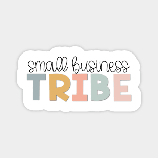 Small Business Tribe Muted Pastels Magnet