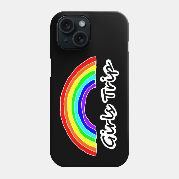 Rainbow Girls Trip Phone Case by ellenhenryart