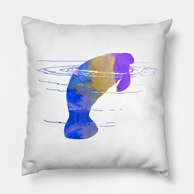 Manatee Pillow by BittenByErmines