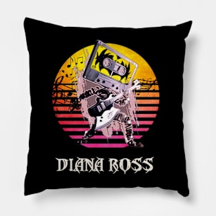 Diana ross vintage Pillow