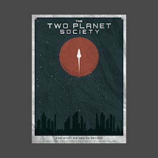 Mars Travel Poster T-Shirt