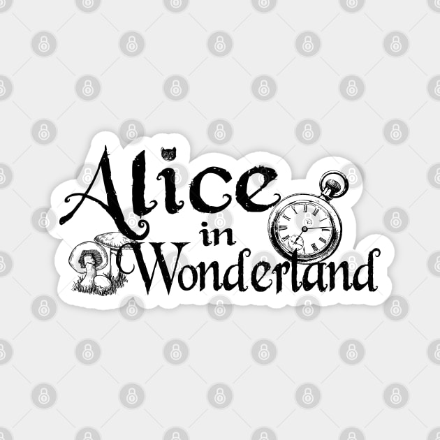 Alice in Wonderland Magnet by talesanura