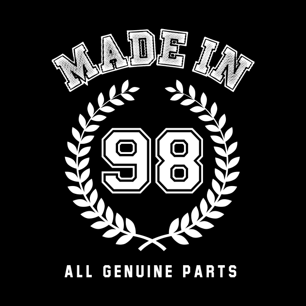 Made In 98 All Genuine Parts by Rebus28