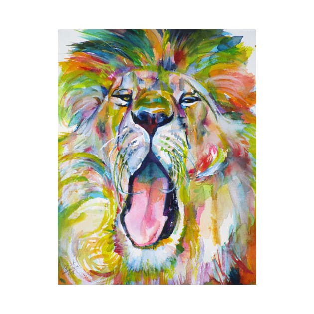 LION YAWNING by lautir