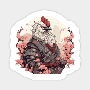 Samurai Chicken Magnet