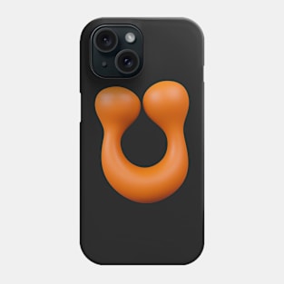 Liquid Type Letter U Phone Case