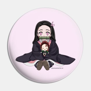 Baby Demon Girl Doll Pin