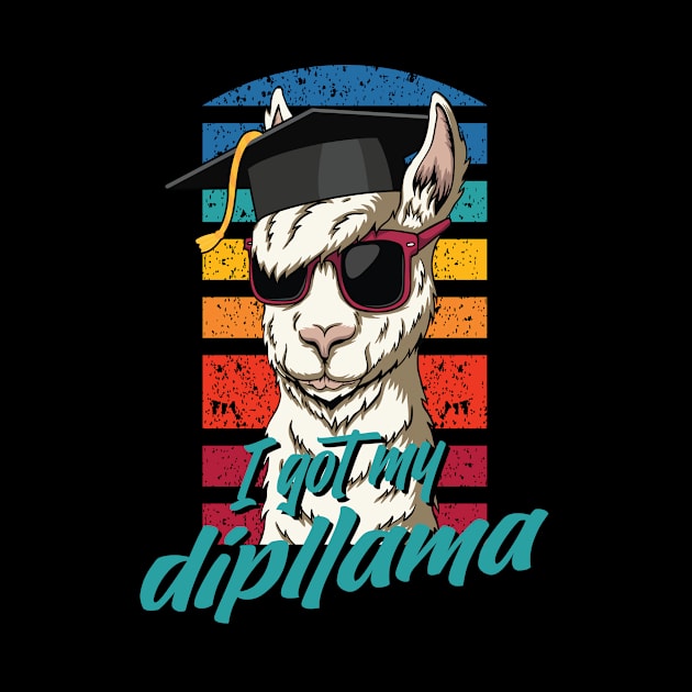 Dipllama Llama Highschool and College Graduation by CaptainHobbyist