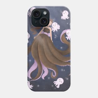 🐙 Octopus mermaid 🧜🏽‍♀️ Phone Case