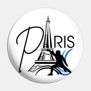 Paris summer games fencing Pin