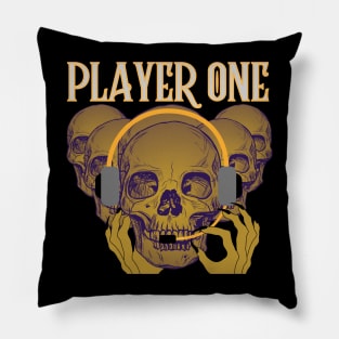 PLAYER ONE GAMING SKULLS HEADSET Pillow