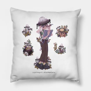 SHROOM GIRLS - Coprinopsis Atramentaria Pillow