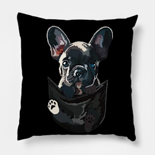 Frenchie In Pocket Pillow