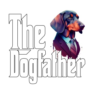 Dachshund Dog Dad Dogfather Dogs Daddy Father Rottie T-Shirt
