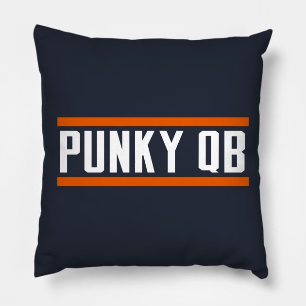 Punky QB Pillow by BodinStreet