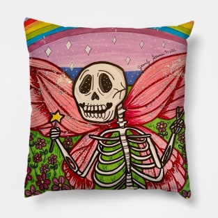 Skeleton Fairy Pillow