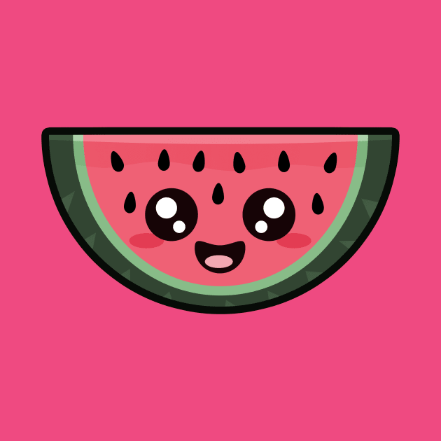 Kawaii Watermelon by KawaiiNir