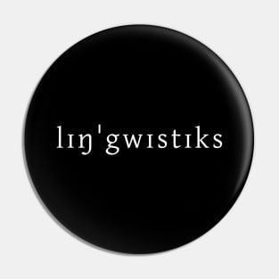 Linguistics Pin