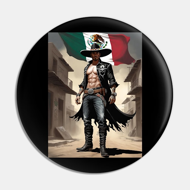 Los Chavos Style #04 Viva Mexico Pin by Absinthe Society 